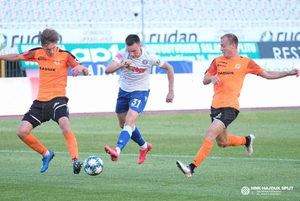 Prva Hrvatska Liga - Početne postave za susret HNK Hajduk Split - NK Rijeka  (21:05)